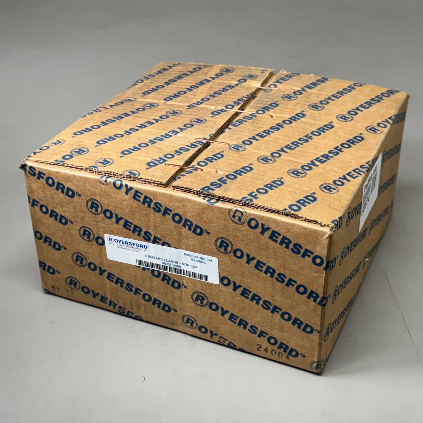 ROYERSFORD Spherical 4Bolt Flange Bearing 4"Non-Expansion SKF Inserts 40-05-N400