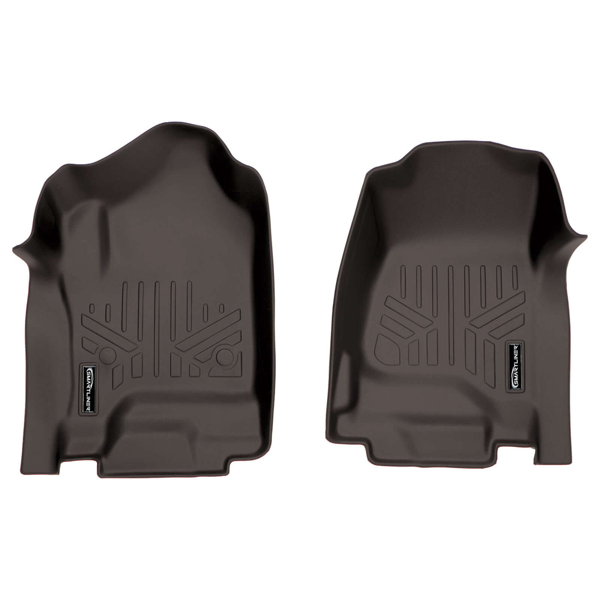 2015-2019 GMC Sierra 2500 HD Floor Liners|Crew Cab Models (2nd row full coverage. Not 4x4 Shifters - No E-Assist Models)|SMARTLINER