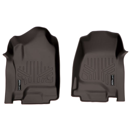 2015-2019 Chevrolet Silverado 3500 HD Floor Liners|Crew Cab Models (2nd row full coverage. Not 4x4 Shifters - No E-Assist Models)|SMARTLINER