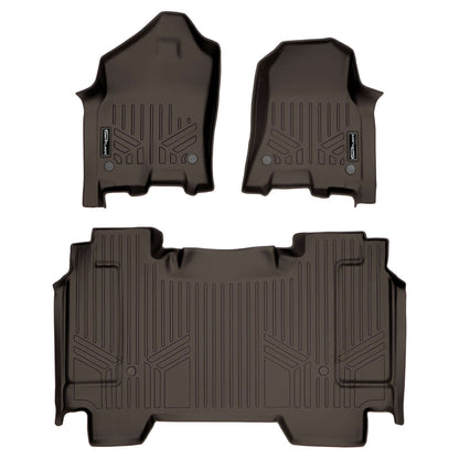 2019-2024 Ram 1500 Floor Liners|Crew Cab Models (No over the hump coverage, with underseat storage)|SMARTLINER