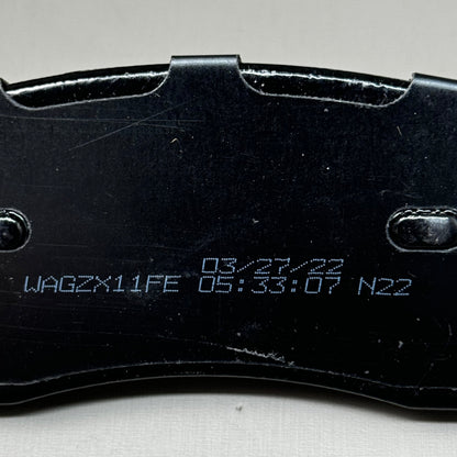 WAGNER QS Ceramic Disc Brake Pad Set 7" x 2" Black ZX962