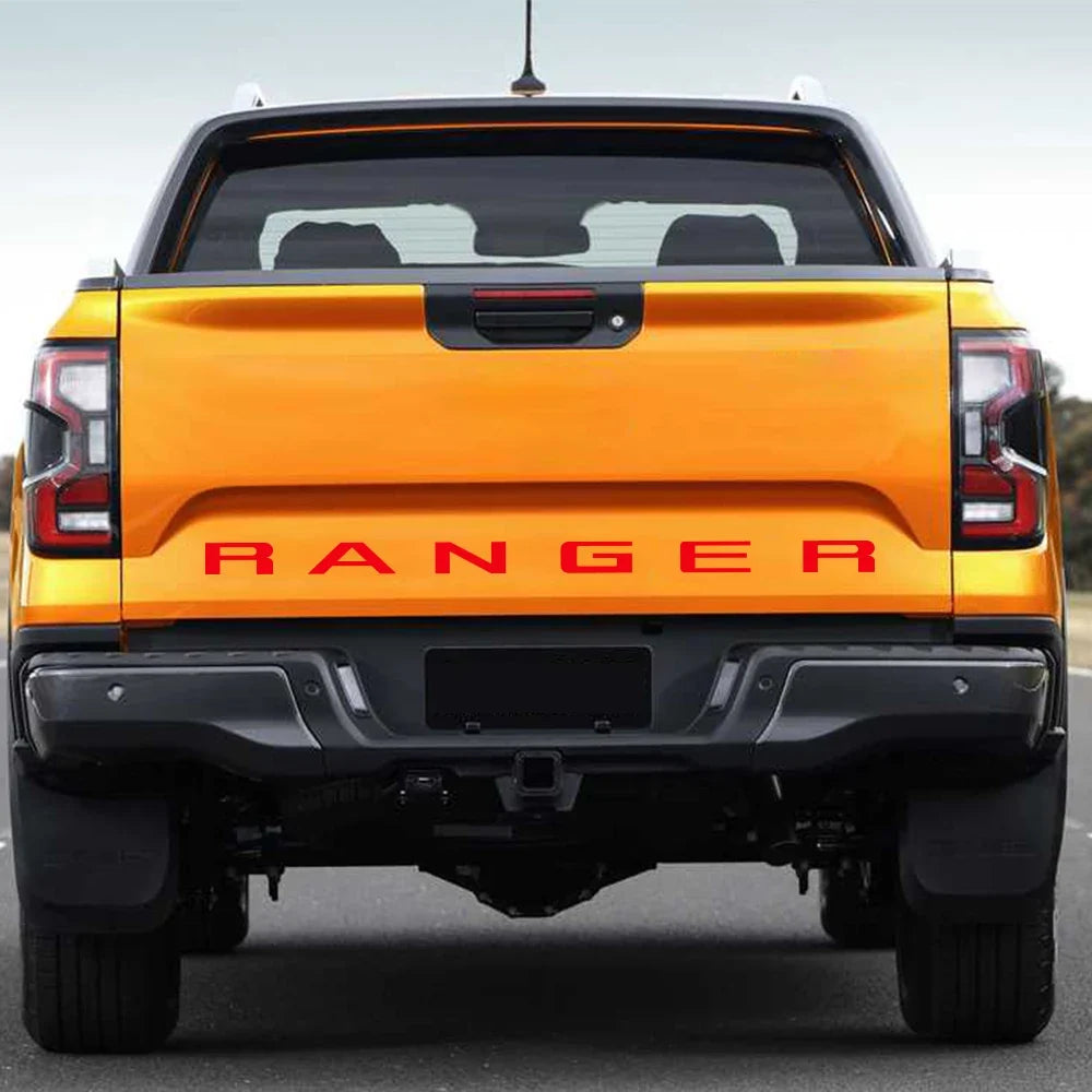Tailgate Insert & Indent Letter Decal for Ford Ranger (2019–2021) | Vinyl Truck Sticker