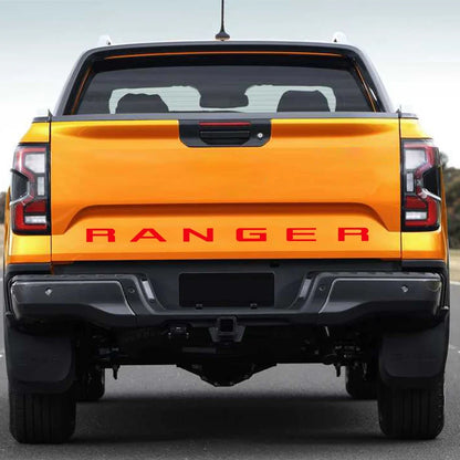 Tailgate Insert & Indent Letter Decal for Ford Ranger (2019–2021) | Vinyl Truck Sticker