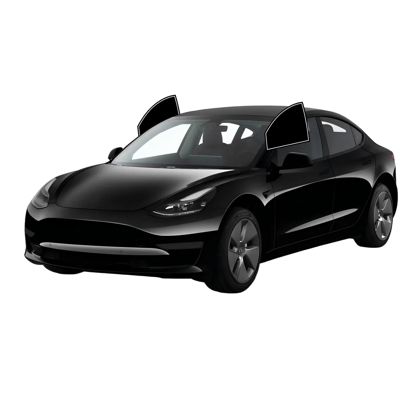 Precut Window Tint Kit for Tesla Model 3 (2017–2023) | UV-IR Block & Privacy Film