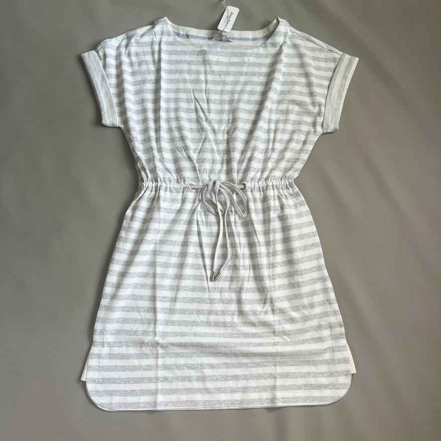 TOMMY BAHAMA Women's Short Sleeve Amira Stripe Short Dress Size S Grey (New)