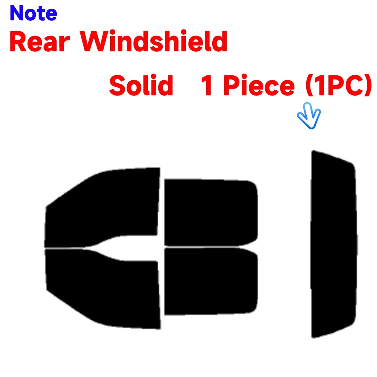 Precut Window Tint Kit for Ford F-150 Crew Cab (2015–2020) | UV Block & Privacy Film