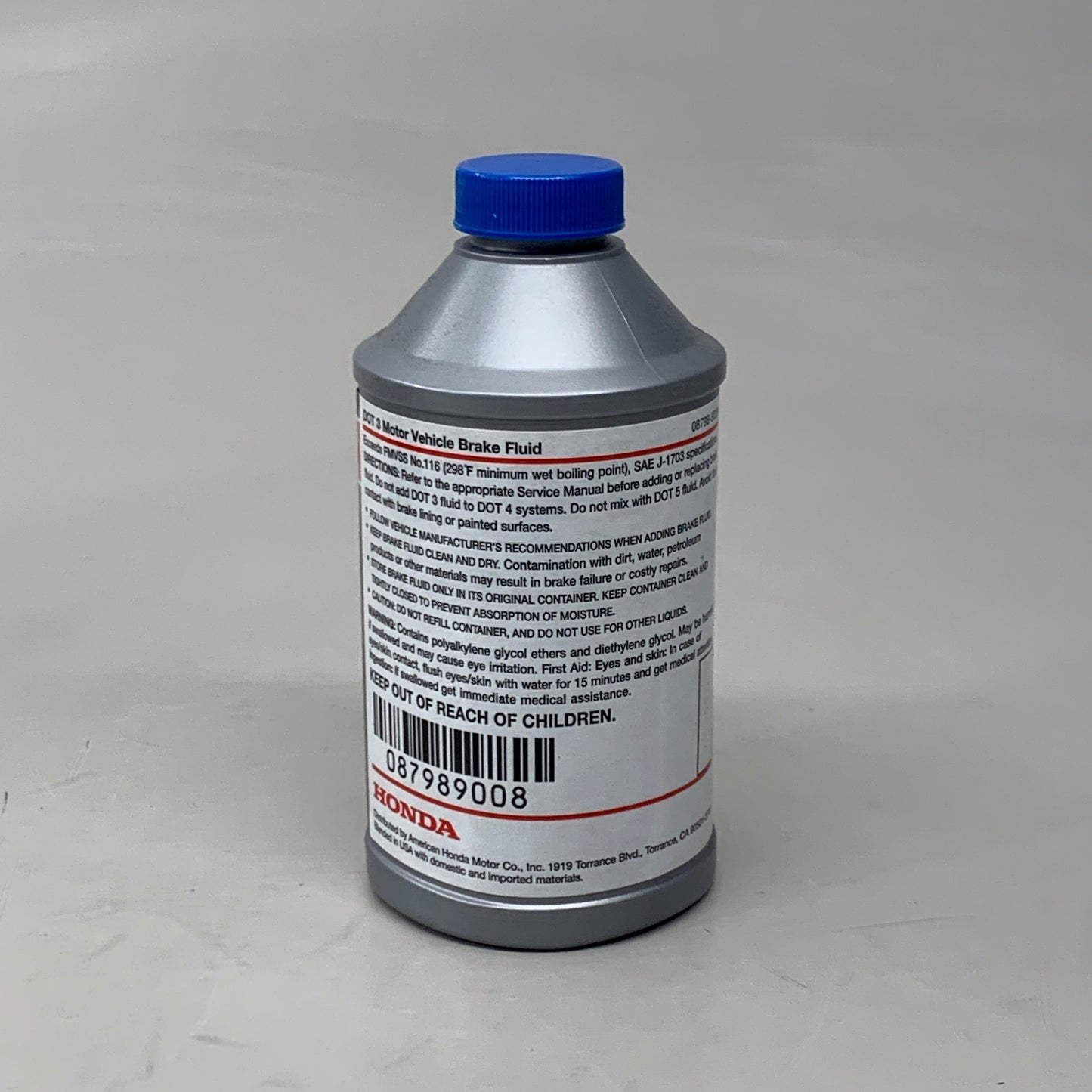 ZA@ HONDA (3 PACK) Genuine Dot 3 Brake Fluid Advanced Protection CU08740