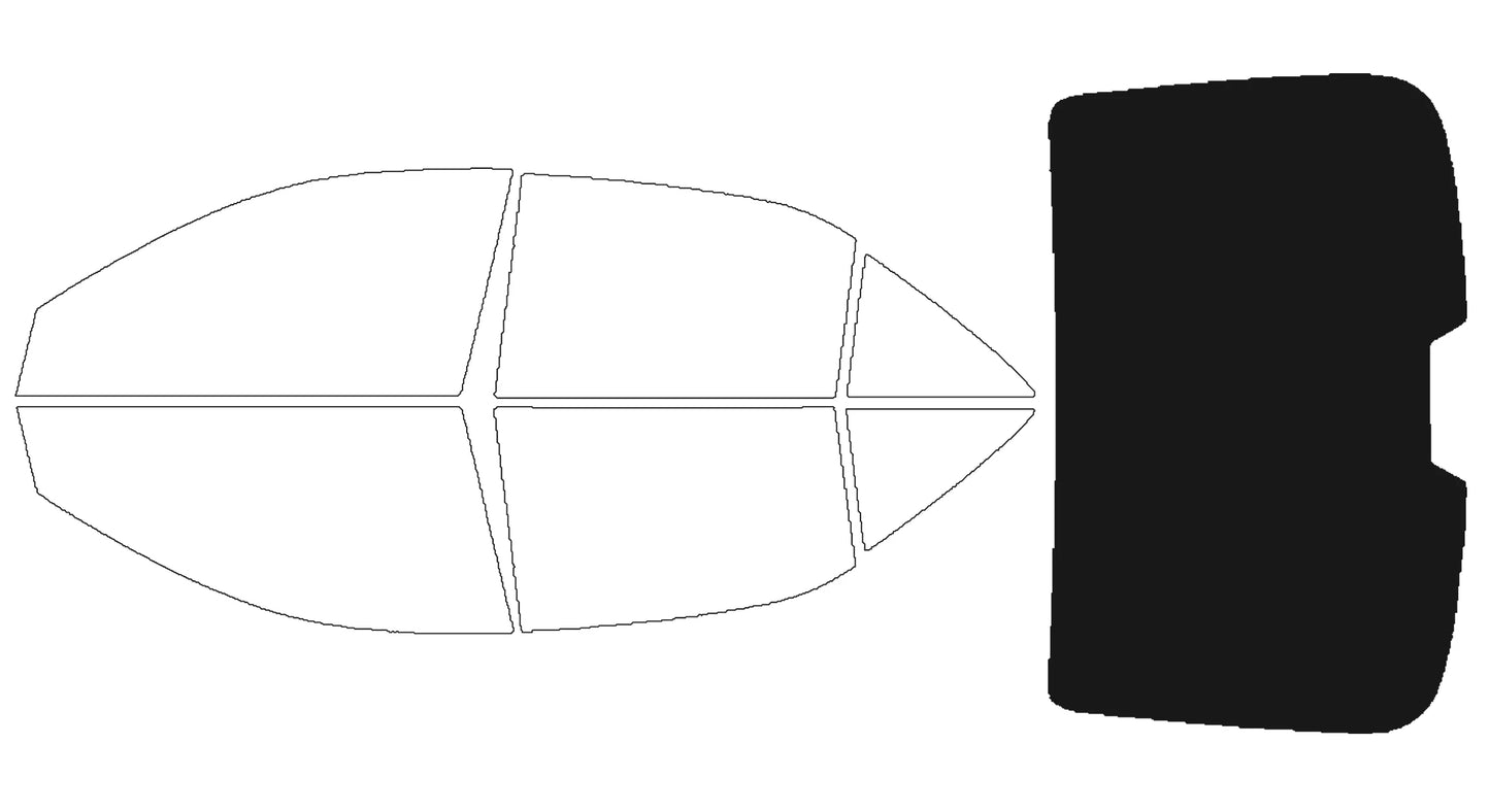 Precut Window Tint Kit for Toyota Corolla (2009–2013) | UV-IR Block & Privacy Film