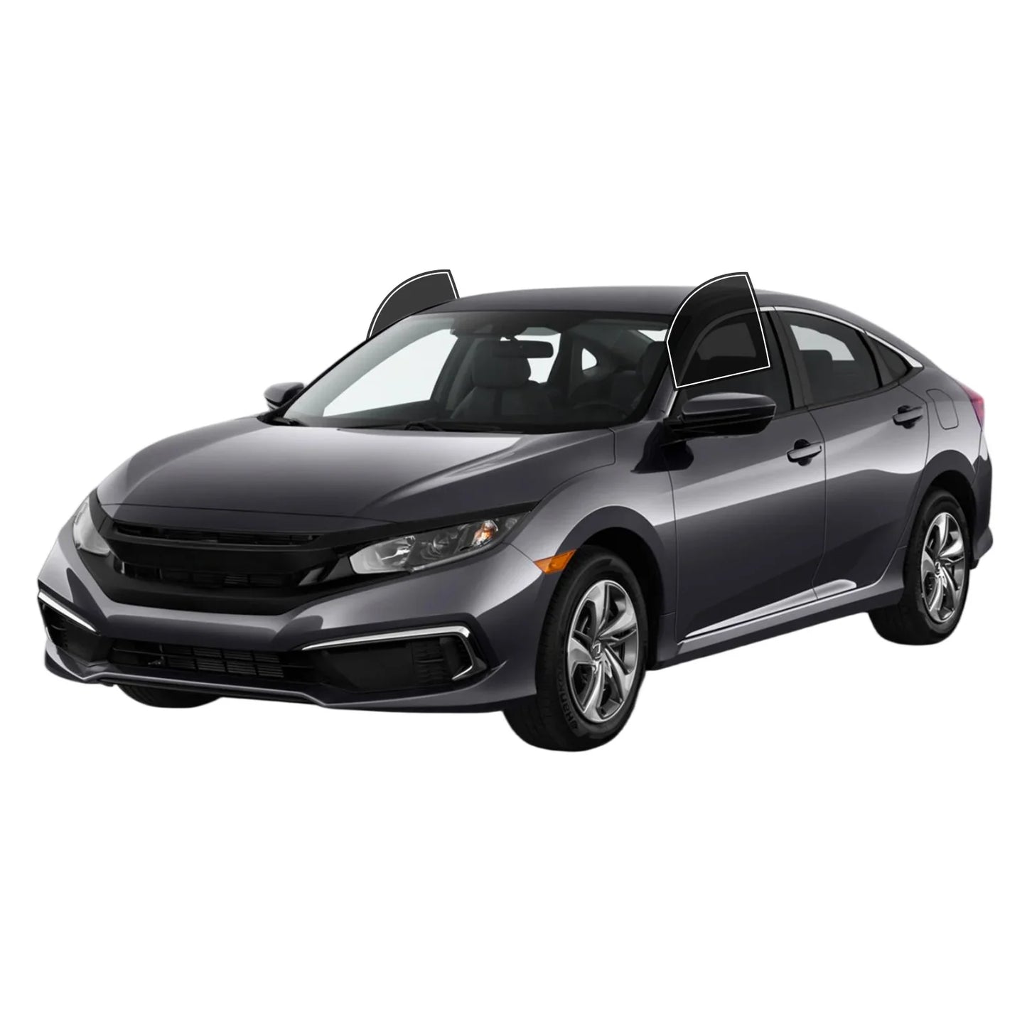 Precut Window Tint Kit for Honda Civic Sedan (2016–2021) | UV Block & Privacy Film