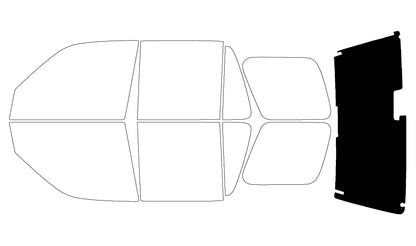 Precut Window Tint Kit for Honda CR-V (1997–2001) | UV Block & Privacy Film