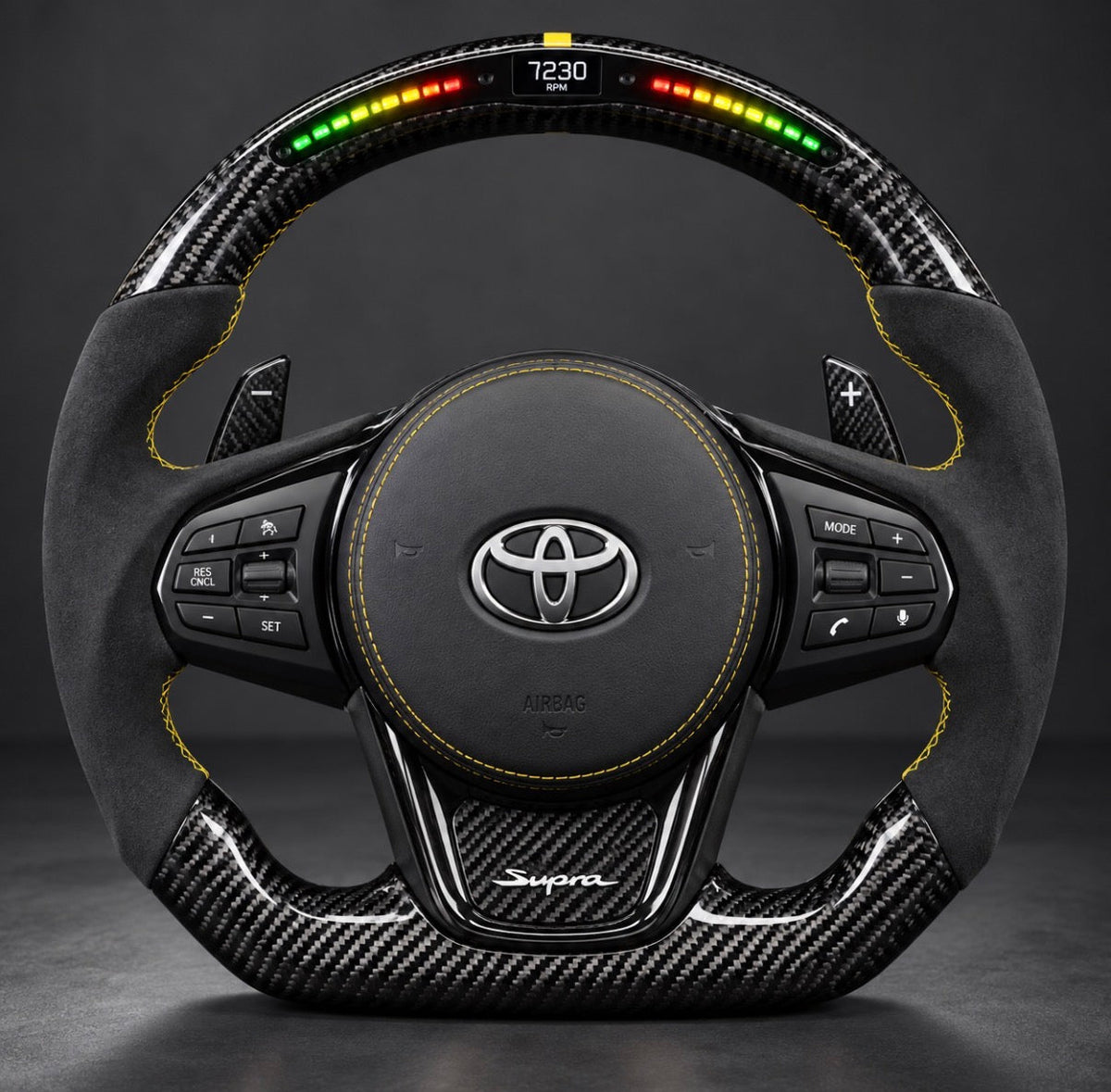 Redline Carbon Steering Wheel - Japanese & Korean
