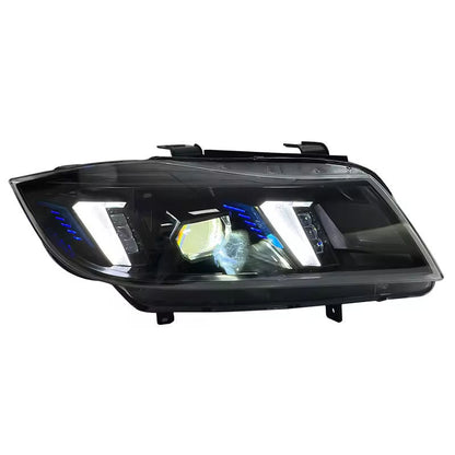 Dual-Color Laser LED Headlights for BMW 3 Series E90 2005-2012