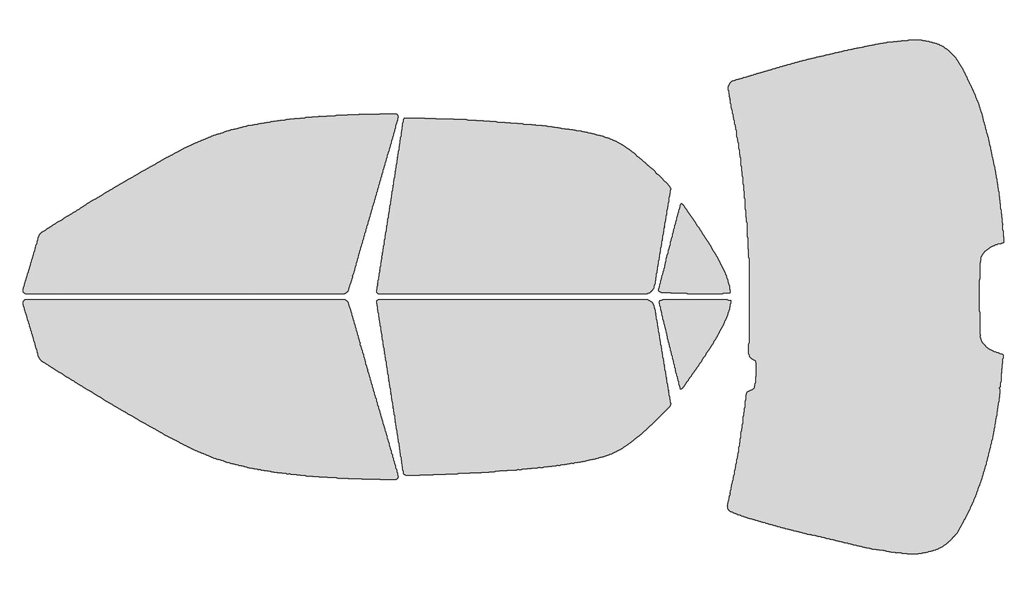 Precut Window Tint Kit for Honda Accord Sedan (2008–2012) | UV Block & Privacy Film