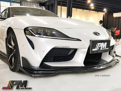 [JPMCarbon] MX Style Carbon Fiber Front Lip Fits For 2019-2026 Toyota GR Supra A90 A91 Only