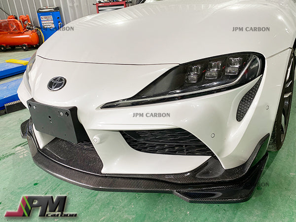 [JPMCarbon] MX Style Carbon Fiber Front Lip Fits For 2019-2026 Toyota GR Supra A90 A91 Only