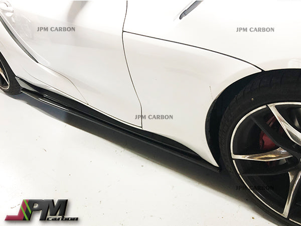 [JPMCarbon] JPM R1 Carbon Fiber Side Skirt Expansion Lips for FOR 2019-2026 Toyota GR Supra A90 A91