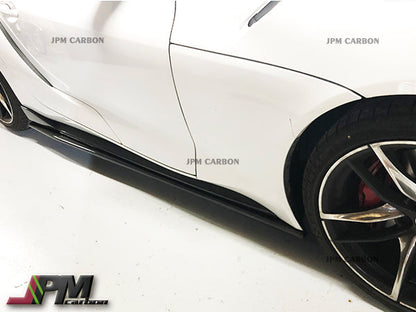 [JPMCarbon] JPM R1 Carbon Fiber Side Skirt Expansion Lips for FOR 2019-2026 Toyota GR Supra A90 A91