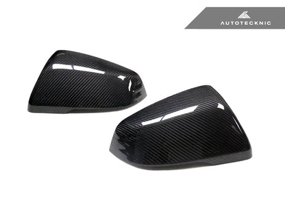 AutoTecknic Replacement Version II Dry Carbon Mirror Covers - BMW F48 X1 | F44 2-Series Gran Coupe