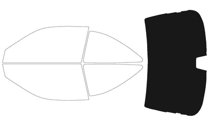 Precut Window Tint Kit for Honda Civic Coupe (2001–2005) | UV Block & Privacy Film