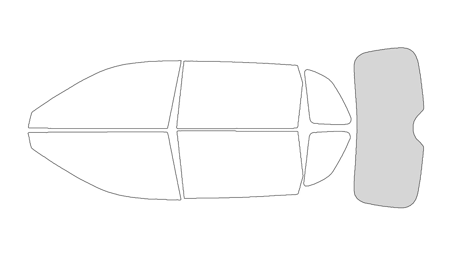 Precut Window Tint Kit for Honda CR-V (2023–2026) | UV Block & Privacy Film