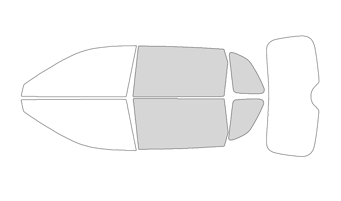 Precut Window Tint Kit for Honda CR-V (2023–2026) | UV Block & Privacy Film