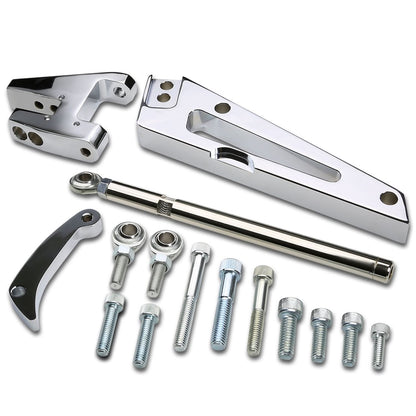 Chevrolet BBC Short Water Pump Alternator Bracket Set - Chrome