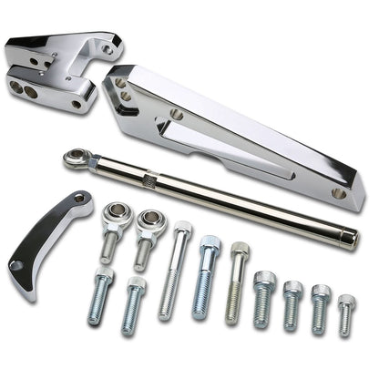 Chevrolet BBC Short Water Pump Alternator Bracket Set - Chrome