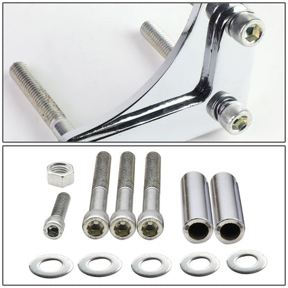 1955-1968 Chevrolet SBC Low Mount Alternator Bracket Set - Chrome