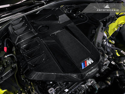 AutoTecknic Dry Carbon Fiber Engine Cover - BMW G80 M3 | G82/ G83 M4
