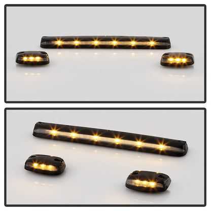 SPYDER Xtune Chevy Silverado 07-13 Amber LED Cab Roof Lights Clear ACC-LED-CS07-CR-C 9924606