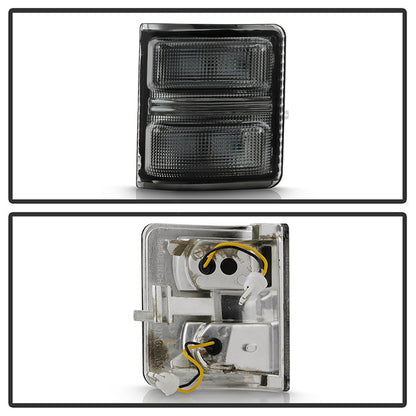 SPYDER xTune Ford Superduty 08-14 F250-F550 Amber LED Mirror Signal Lens - Smoke ACC-LED-FDSD08-MR-SM 9924743
