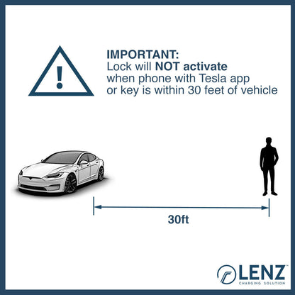 Charger Lock Compatible with J1772 to Tesla Charging Adapter