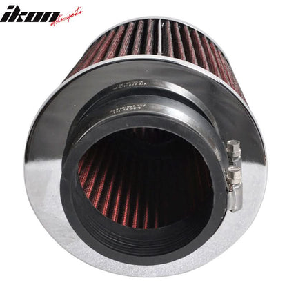 Fits 3.5in Race Cold Airintake Cone Filter Red 92-11 GS300 350