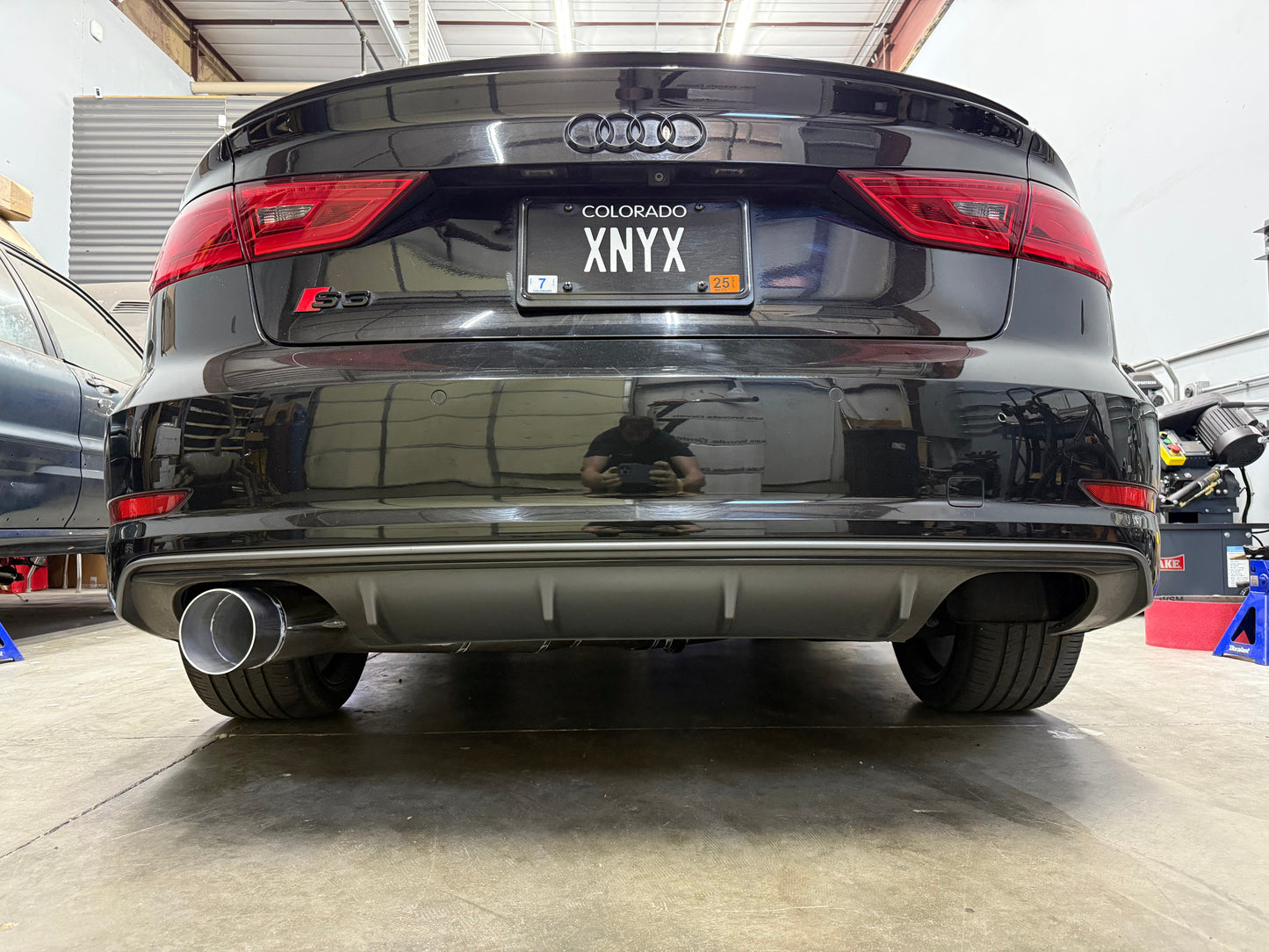 CCdesign 8V Audi S3 3" Single Exit Catback Exhaust (Driver Side)