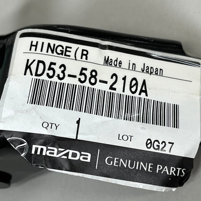 MAZDA Door Hinge 'A' (Right) CX-3 CX-30 Mazda3 & Mazda6 OEM Black KD53-72-210A