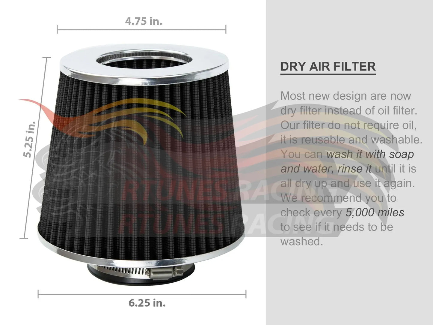 Short Ram Air Intake Kit For 1991-2002 Infiniti G20, 91-99 Sentra, 93-97 Altima 1.6L/2.0L | Rtunes Racing | SI-NS-03CK