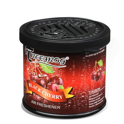 TreeFrog Black Cherry Scent Round Gel Air Freshener 80g Can