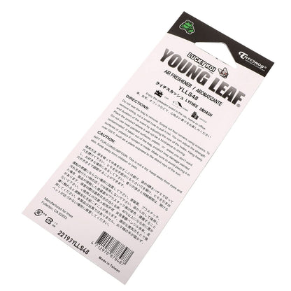 Young Leaf Lucky Koi Lychee Squash Paper Hanging Air Freshener