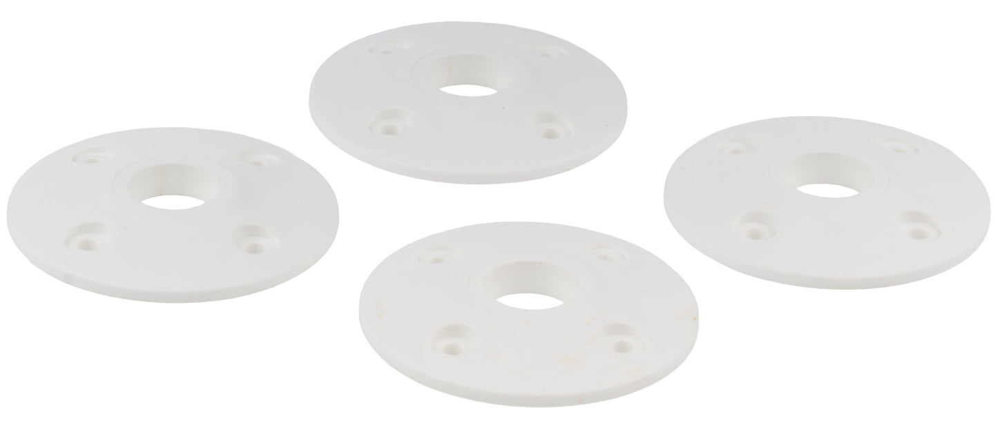 Scuff Plate Plastic White 4pk