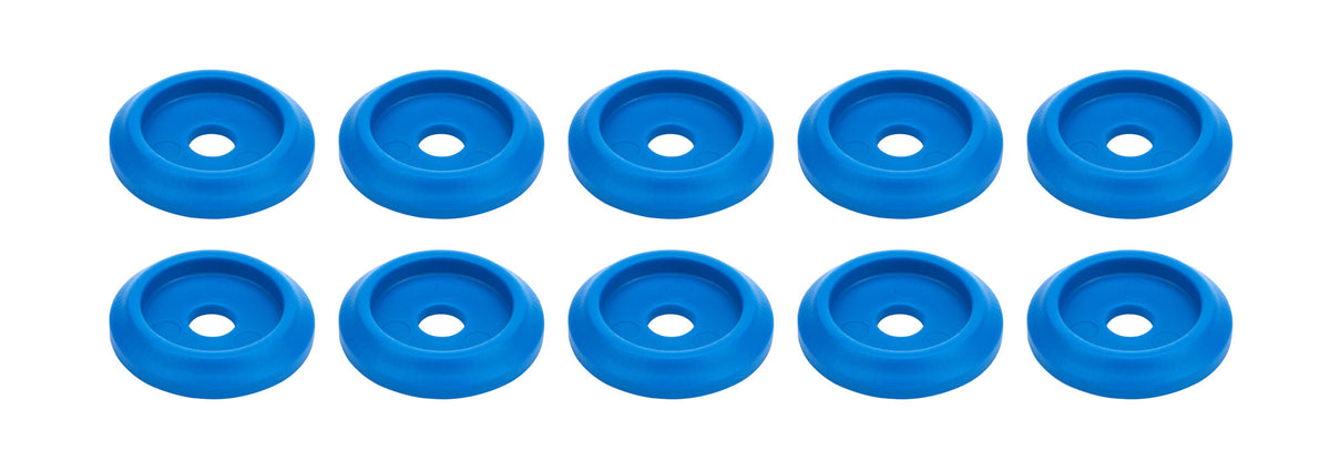 Body Bolt Washer Plastic Blue 10pk