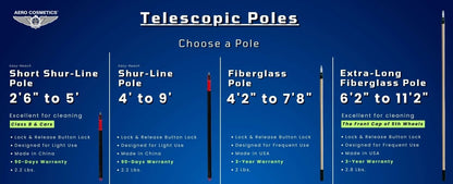 Waterless Mop 15" w/ Wooster Fiberglass Pole