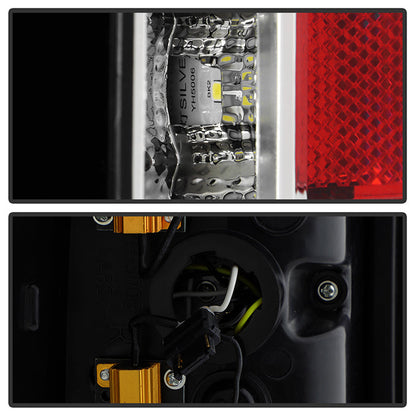 SPYDER xTune 07-13 Chevrolet Silverado 1500/3500 Full LED Tail Lights - Chrome (ALT-CH-CSIL07-FLED-C) 9951473