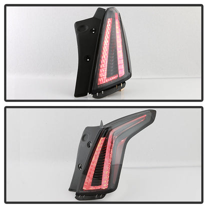 SPYDER xTune 17-19 Cadillac XT5 Sport Full LED Euro Black Tail Light - OE Left (ALT-JH-CAXT517-OE-BK-L) 9948077