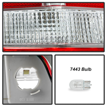 SPYDER xTune Chrysler 300 11-14 w/ Chrome Accent OEM Driver Side Tail Light - Left ALT-JH-CHR30011-OEC-L 9055348