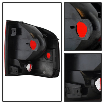 SPYDER Xtune Chevy S10 94-04 w/ Black Edge OE Style Tail Lights OEM ALT-JH-CS1094-OE-RC 9029790