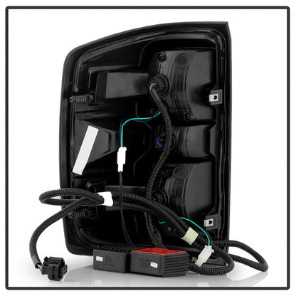 SPYDER xTune Chevy 1500 14-16 / Silverado 2500HD/3500HD LED Tail Lights - Black Smoked ALT-JH-CS14-LED-BSM 9036552