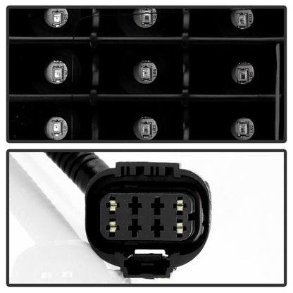 SPYDER xTune Chevy 1500 14-16 / Silverado 2500HD/3500HD LED Tail Lights - Black Smoked ALT-JH-CS14-LED-BSM 9036552