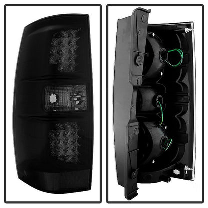 SPYDER Xtune Mc Yukon/Yukon Denali 07-14 LED Tail Lights Black Smoked ALT-JH-CSUB07-LED-G2-BSM 9033926