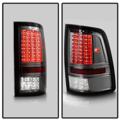 SPYDER xTune Dodge Ram 1500 09-14 - Incandescent Only C Shape LED Tail Lights- Smoked ALT-JH-DR09-LED-CS-SM 9036408