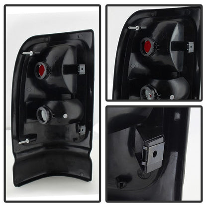 SPYDER Xtune Dodge Ram 1500 94-01 (Not Sport Package) Tail Lights Red Smoked ALT-JH-DR94-OE-RSM 9029813